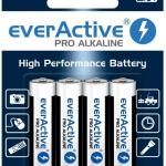 Blister 4x Pilhas Alcalinas 1,5V LR6 AA - everActive PRO ALKALINE