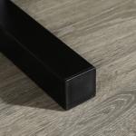 Suporte para Halteres de 2 Níveis Suporte de Armazenamento para Halteres 92,5x50,5x80,5 cm Preto