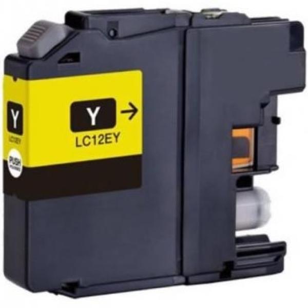 Brother Lc12E Amarelo Tinteiro De Tinta Compatível Lc - 12Ey