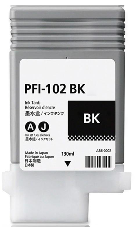 Tinteiro Compatível CANON PFI102 (0895B001) - Preto