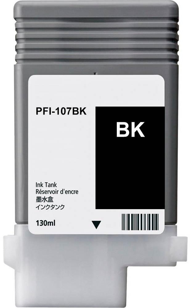 Tinteiro Compatível Canon PFI107 (PFI - 107BK/6705B001) - Preto