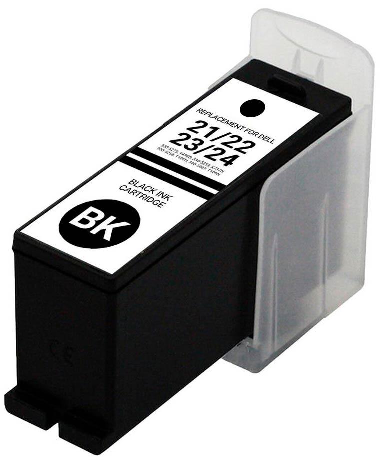 Dell Y498D/X739N/X737N Preto Tinteiro De Tinta Pigmentada Compatível 592 - 11331/592 - 11327