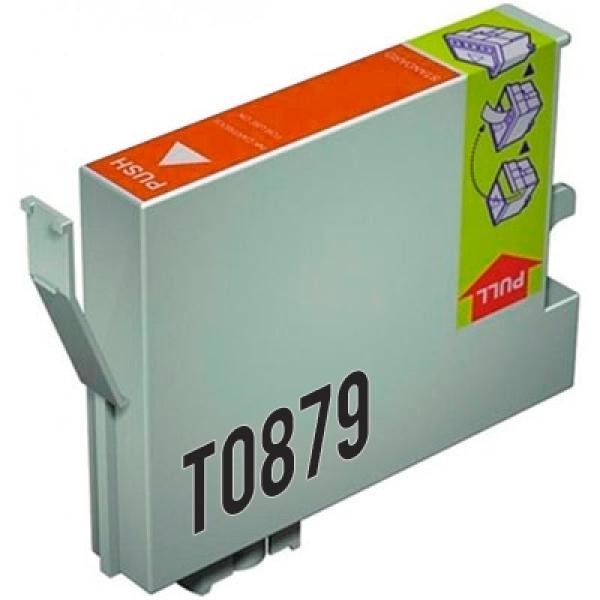 Epson T0879 Laranja Tinteiro De Tinta Compatível C13T08794010