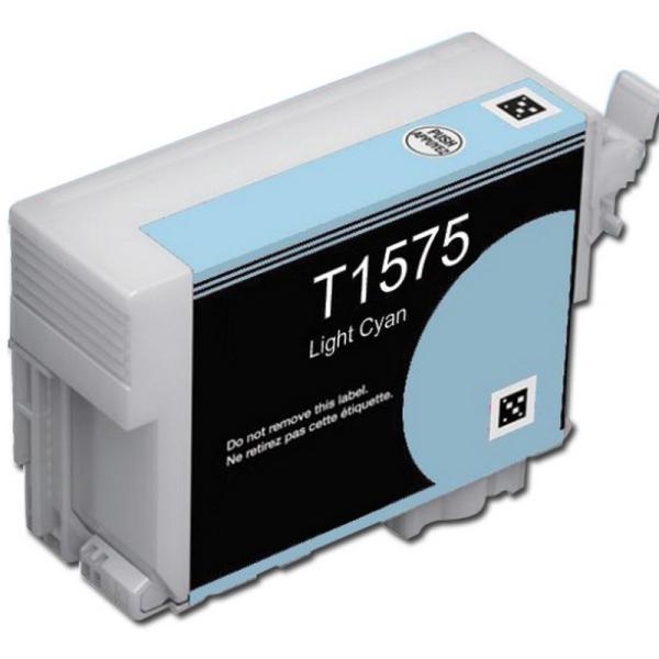 Tinteiro Compatível EPSON T1575 (C13T15754010) - Azul Light