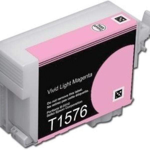 Tinteiro Compatível EPSON T1576 (C13T15764010) - Magenta Light