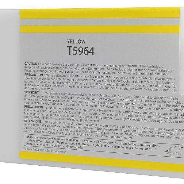 Epson T5964 Amarelo Tinteiro De Tinta Pigmentada Compatível C13T596400