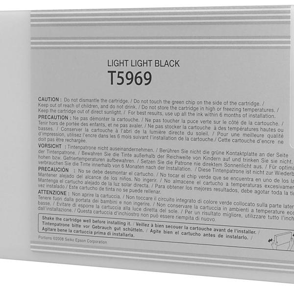 Tinteiro Compatível Epson T5969 (C13T596900) - Preto Light