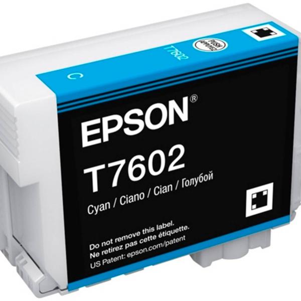 Epson T7602 Azul Tinteiro De Tinta Pigmentada Compatível C13T76024010