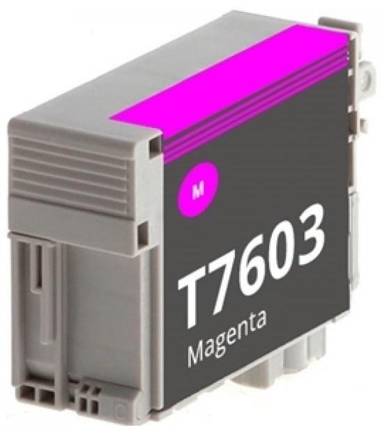 Epson T7603 Magenta Tinteiro De Tinta Pigmentada Compatível C13T76034010