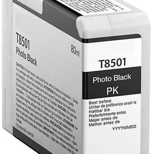 Epson T8501 Preto Foto Tinteiro De Tinta Pigmentada Compatível C13T850100