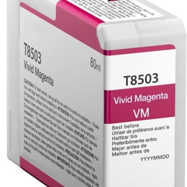 Epson T8503 Magenta Tinteiro De Tinta Pigmentada Compatível C13T850300