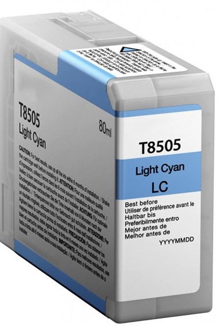 Epson T8505 Azul Light Tinteiro De Tinta Pigmentada Compatível C13T850500