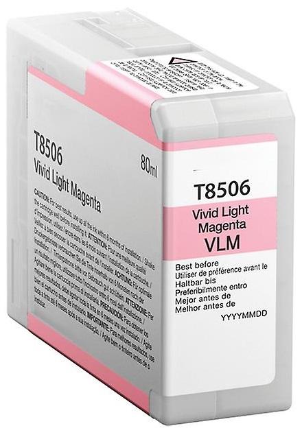 Epson T8506 Magenta Light Tinteiro De Tinta Pigmentada Compatível C13T850600