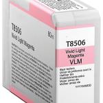 Epson T8506 Magenta Light Tinteiro De Tinta Pigmentada Compatível C13T850600
