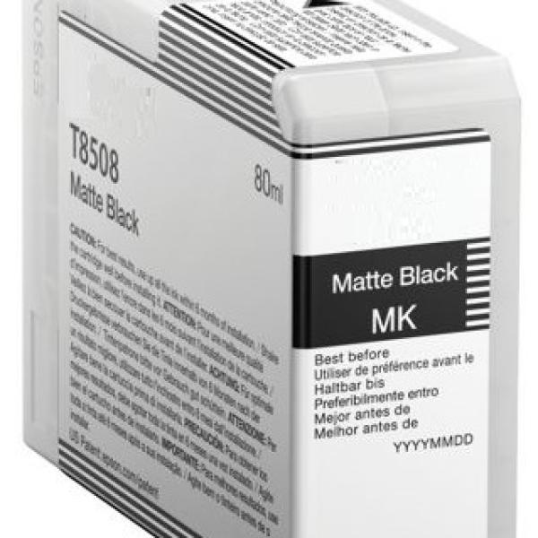 Epson T8508 Preto Mate Tinteiro De Tinta Pigmentada Compatível C13T850800