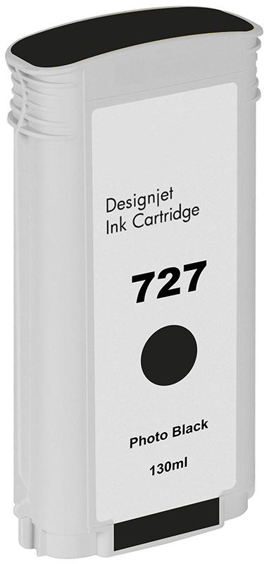 Hp 727 Preto Mate Tinteiro De Tinta Compatível B3P22A/C1Q12A