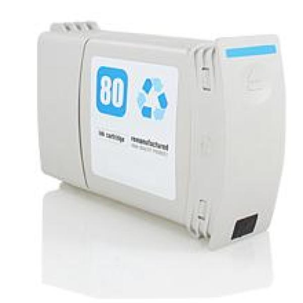Hp 80 Azul Tinteiro De Tinta Compatível C4846A