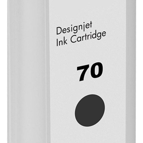 Hp 70 Preto Mate Tinteiro De Tinta Pigmentada Compatível C9448A