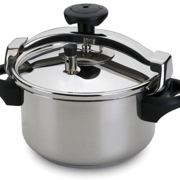 Panela de Pressão c/ Asas 6L (Aço Inoxidável) - SILAMPOS