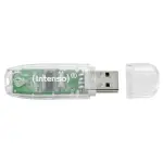 Pen Drive USB2.0 32GB (Transparente) - INTENSO Rainbow Line