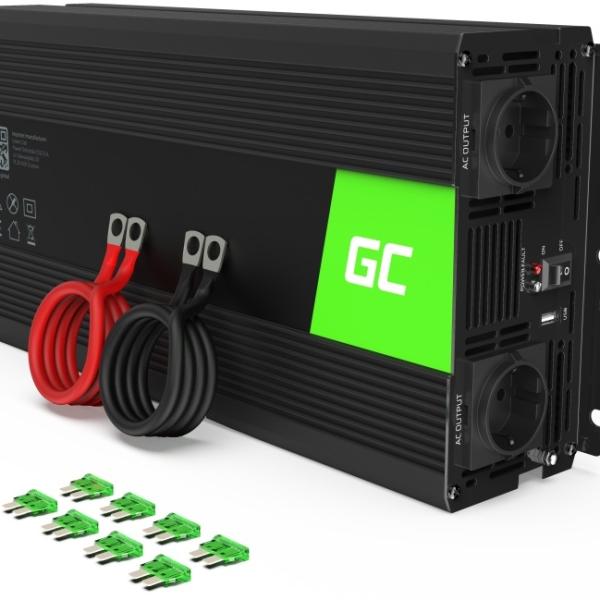 Conversor 24V - 220V 1500W c/ USB - GREEN CELL
