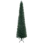 Árvore de Natal Artificial Altura 210cm com 510 Ramos de Folhas de PVC Ignífugos Base Dobrável e Suporte Metálico Verde