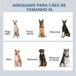 Comedouro Elevado para Cães com 2 Tigelas de Aço Inoxidável e Espaço de Armazenamento Oculto 60x30x41 cm Branco