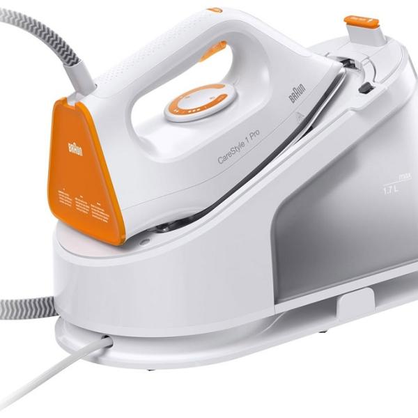 Ferro c/ Caldeira 2200W Base Super Ceramica 3D (Branco) - BRAUN