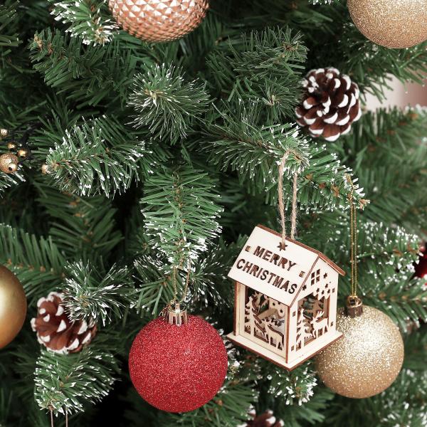 Árvore de Natal 150 cm Árvore de Natal Artificial com 395 Ramos e Suporte de Metal Árvore de Natal para Interior Verde