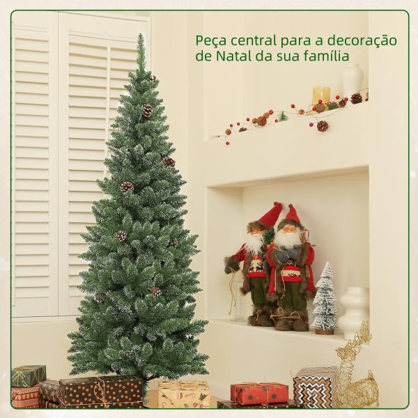 Árvore de Natal 150 cm Árvore de Natal Artificial com 395 Ramos e Suporte de Metal Árvore de Natal para Interior Verde