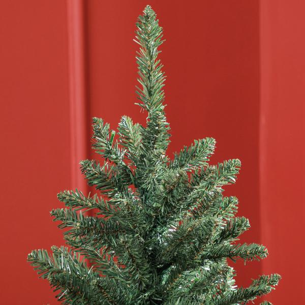 Árvore de Natal Artificial 150 cm com 220 Luzes LED 588 Ramos Árvore Natalina para Interior Verde