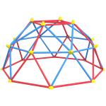 Cúpula de Escalada Conjunto de Cúpula Geométrica Parque Infantil para 3 - 8 Anos para Jardim Ø183x90 cm Vermelho e Azul