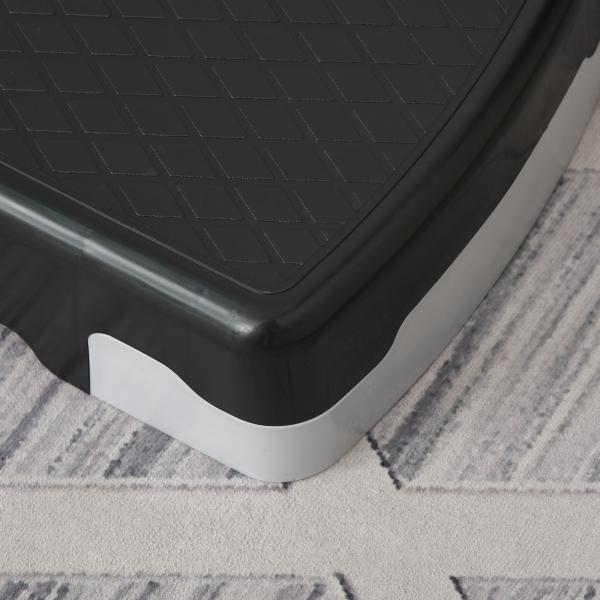 Step para Exercício Aeróbico Plataforma Step com Altura Ajustável em 2 Níveis com Carga Máxima 150kg para Exercício em Academia Casa 68x29x10 - 15cm Preto e Vermelho