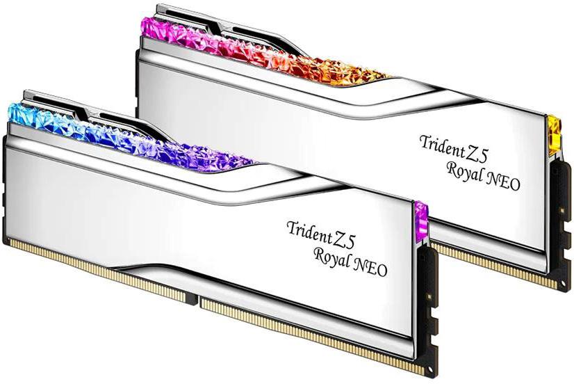 Memória RAM UDIMM Trident Z5 Royal Neo 32GB (2x16GB) DDR5 - 6000MHz (AMD Expo/Intel XMP)CL28 - G.SKILL