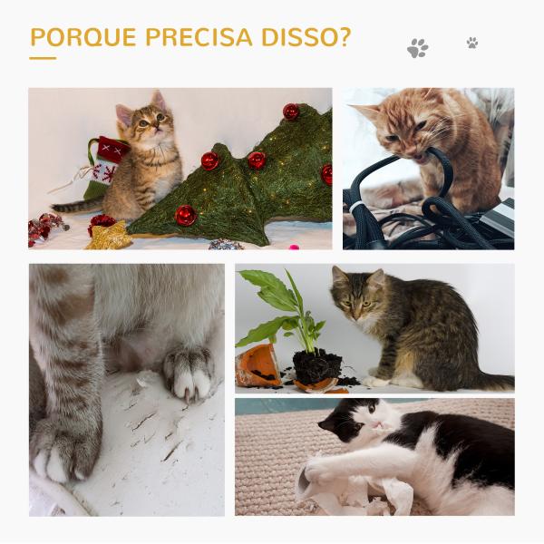Arranhador para Gatos Pequenos Arranhador para Gatos com Poste de Juta Rampa Caverna e Bola Suspensa 40x40x57 cm Cinza