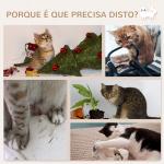Prateleiras de Parede para Gatos 4 Peças com Rede Plataforma Semicircular Plataformas de Salto e Poste de Sisal Bege