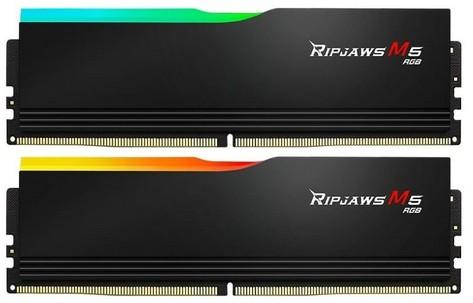 Memória RAM UDIMM Ripjaws M5 Series RGB 64GB (2x32GB) DDR5 - 6400MHz (Intel XMP) CL32 - G.SKILL