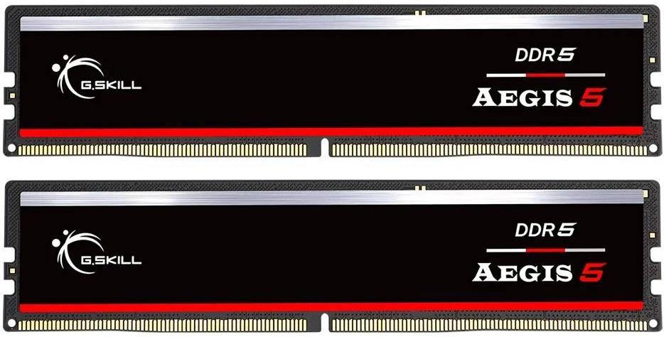 Memória RAM UDIMM Aegis 5 64GB (2x32GB) DDR5 - 5600MHz (AMD Expo/Intel XMP) CL36 - G.SKILL