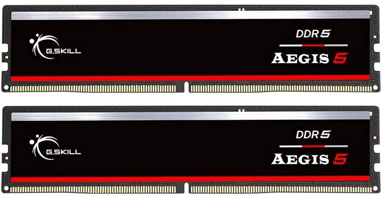 Memória RAM UDIMM Aegis 5 64GB (2x32GB) DDR5 - 6000MHz (AMD Expo/Intel XMP) CL36 - G.SKILL