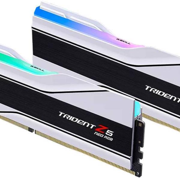 Memória RAM UDIMM Trident Z5 Neo RGB 32GB (2x16GB) DDR5 - 8000MHz (AMD Expo) CL38 - G.SKILL
