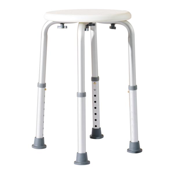 Banco de Duche Banco de Segurança para Duche com Altura Ajustável 32,2x41x35,5 - 54cm Branco
