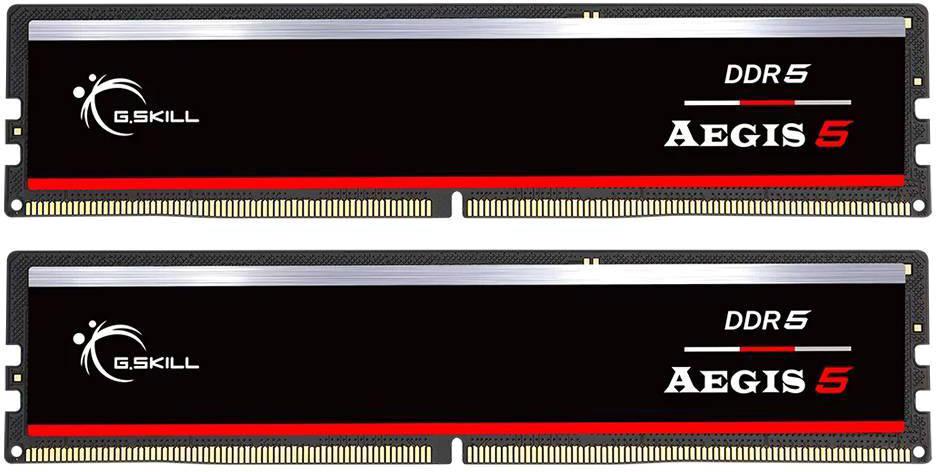 Memória RAM UDIMM Aegis 5 64GB (2x32GB) DDR5 - 5200MHz (AMD Expo/Intel XMP) CL40 - G.SKILL