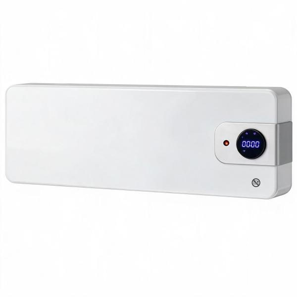 Aquecedor Elétrico de Parede 2000W com 3 Modos, Wi - Fi, Ecrã LED, Termóstato, Temporizador e Oscilação Branco