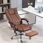 Cadeira de Massagem com 6 Pontos de Massagem ​​com Função de Aquecimento Apoio para Pés e comando à distância Marrom