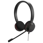Auscultadores Headset Evolve 20 UC Stereo USB - A (Preto) - JABRA