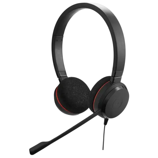 Auscultadores Headset Evolve 20 UC Stereo USB - A (Preto) - JABRA