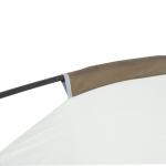 Tenda de Jardim para 6 - 8 Pessoas com 4 Mosquiteiras e 2 Portas Proteção UV50+ Inclui Bolsa de Transporte 3x3 m Branco