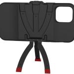 Capa StandPoint p/ Apple iPhone 12 e 12Pro (Preto e Vermelho) - JOBY
