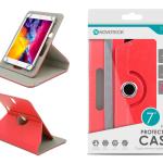 Capa Protetora Universal Vermelho para Tablet de 7'' - N-001 - Confortável, Resistente a Quedas e com Suporte Ajustável