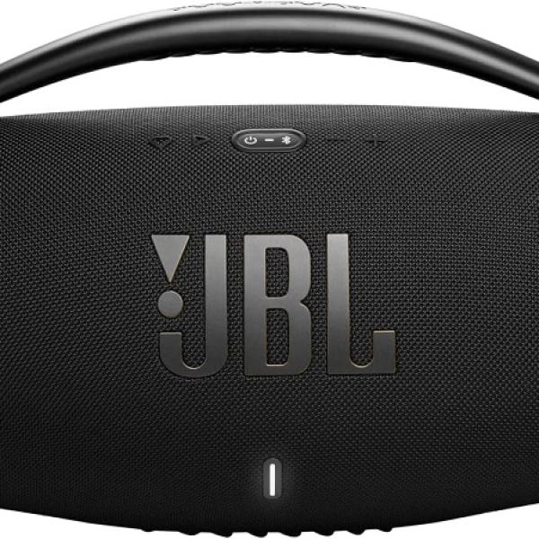 Coluna Portátil Boombox 3 Wi - Fi / Bluetooth (Preto) - JBL